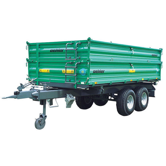 Remorca tandem 8 t, inmatriculabila, basculabila pe 3 parti - TDK 80 S [1]