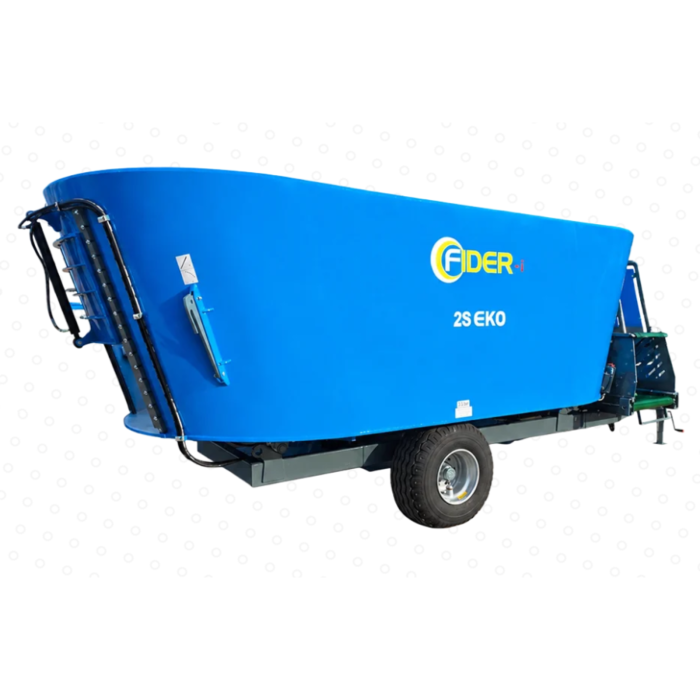 ZAMET FIDER-i 2S EKO 12 m³ – Remorcă furajeră cu doi melci verticali [1]