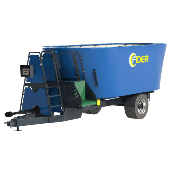 ZAMET FIDER-i 2S 14 m³ – Remorcă furajeră cu doi melci verticali [1]