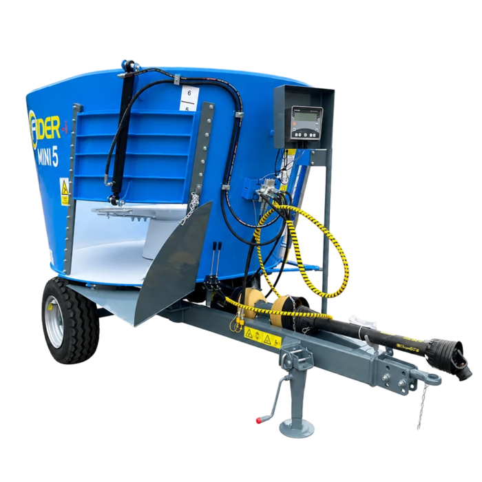 FIDER-i MINI 7 m³ – Remorcă furajeră cu melc vertical [2]