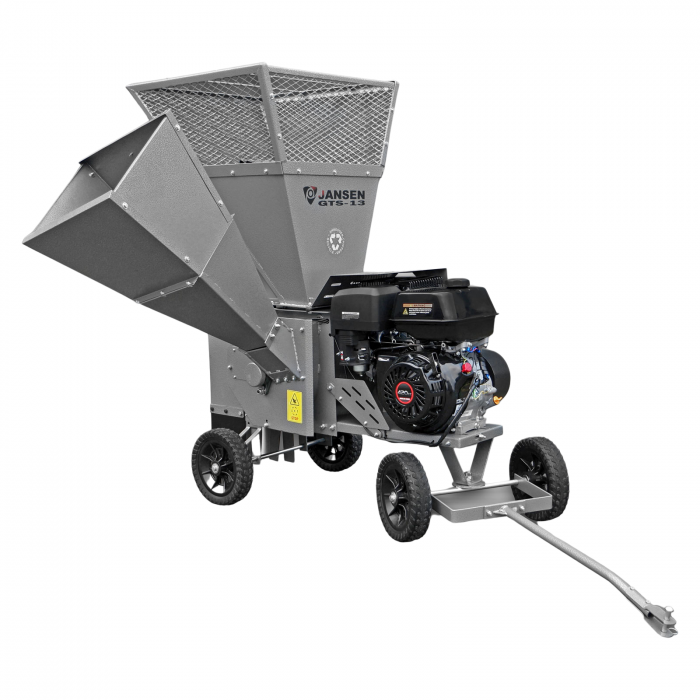 Tocător de crengi 15 CP, Jansen GTS-13, cu motor Loncin și cuțite oscilante [1]