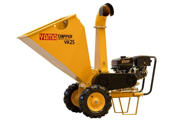 YAMACHIPPER VR25 – Tocător crengi profesional 18 CP GT, cuțite 25 cm, evacuare pe burlan, ramuri Ø 80 mm [1]