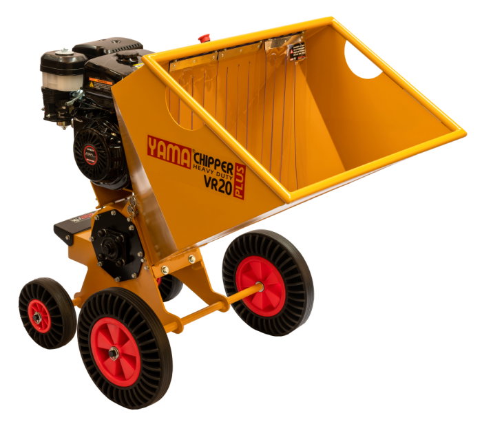 YAMACHIPPER VR20 – Tocător crengi 18 CP, evacuare la sol, motor GT, cuțite duble și contra‑cuțit, perfect pentru activități forestiere și agricole [1]