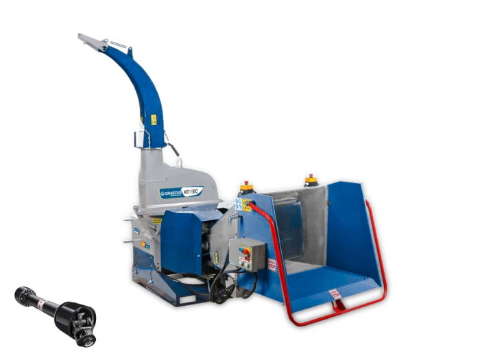 Tocător de crengi KT15EC, priza de putere tractor, 150 mm, 40–80 CP [1]