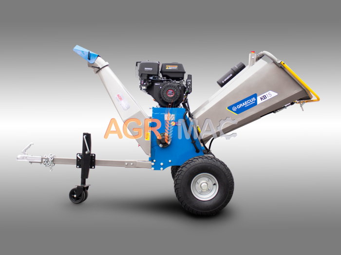 Tocător de crengi KB15, motor Loncin 15 CP, diametru 150 mm [6]