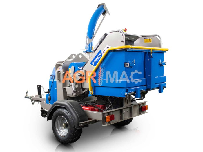 Tocător de crengi KBT15H, motor Loncin 27 CP, hidraulic, 150 mm [4]