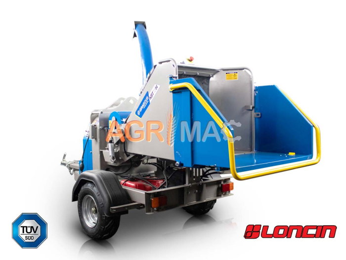 Tocător de crengi KBT15H, motor Loncin 27 CP, hidraulic, 150 mm [1]