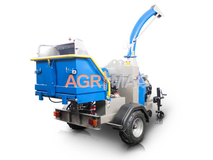 Tocător de crengi KBT15H, motor Loncin 27 CP, hidraulic, 150 mm [5]