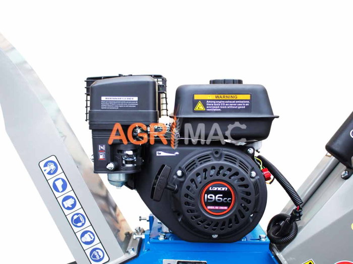Tocător de crengi KB10, motor Loncin 6.5 CP, diametru 100 mm [15]