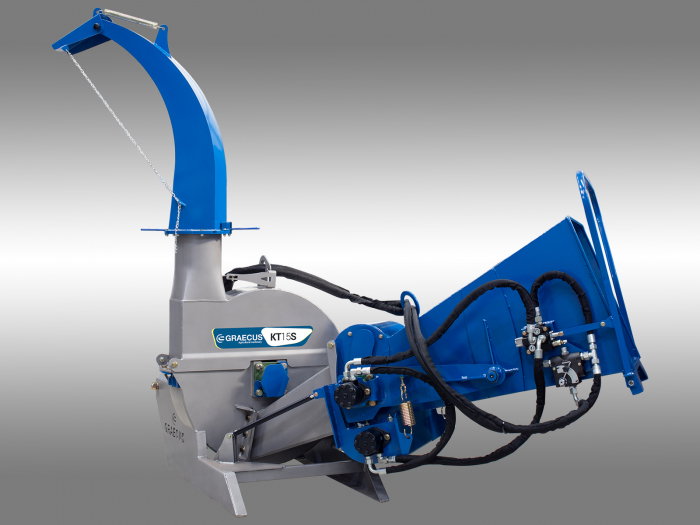 Tocator de crengi si resturi vegetale pentru tractor, necesar 40-80 CP, conectare cardan PTO, Graecus KT15S [5]