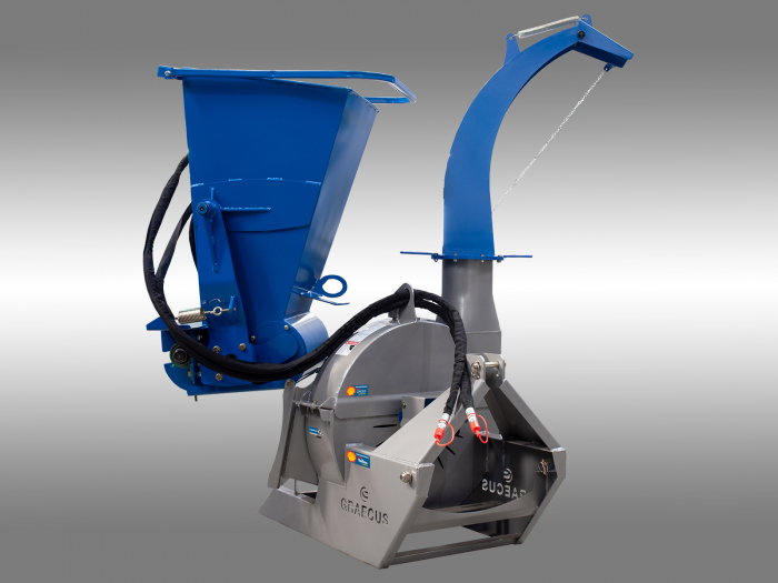 Tocator de crengi si resturi vegetale pentru tractor, necesar 40-80 CP, conectare cardan PTO, Graecus KT15S [3]