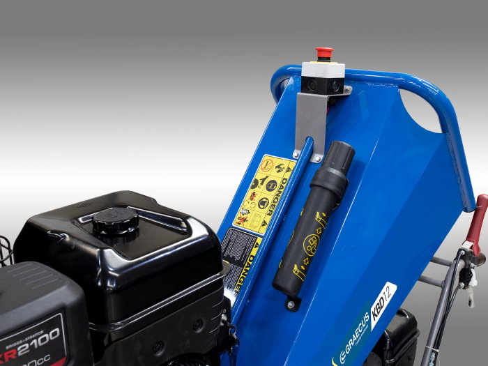 Tocator hibrid de crengi si resturi vegetale profesional, 15 CP KBD12 [16]