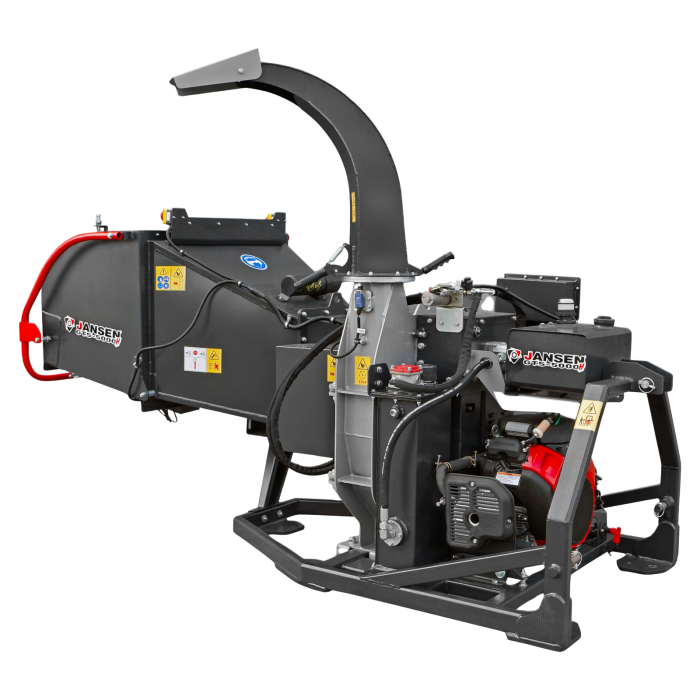 JANSEN GTS-5000H – tocător crengi 22 CP, alimentare hidraulică [1]