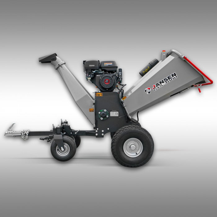 Tocător de crengi profesional Jansen GTS-3000 – motor Loncin 15 CP, 12 cm [2]
