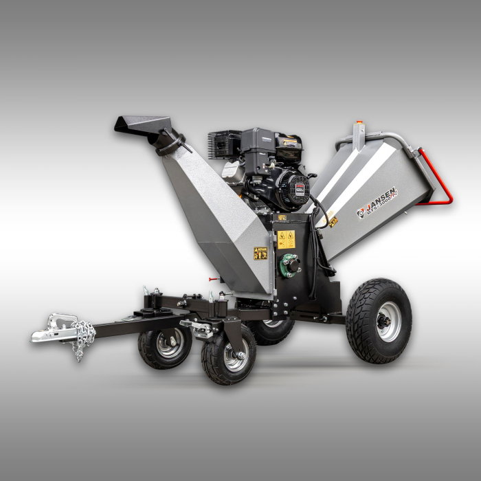 Tocător de crengi profesional Jansen GTS-3000pro – motor Loncin 18 CP, 12 cm [2]