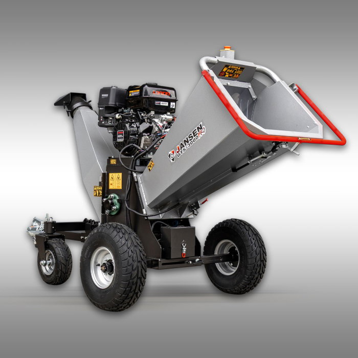 Tocător de crengi profesional Jansen GTS-3000pro – motor Loncin 18 CP, 12 cm [4]