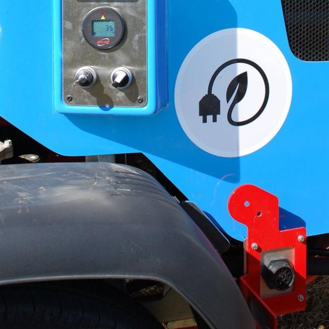 Tocător electric VEGETOR 160 E – baterii 48 V, motor 13 kW, Ø 160 mm, RABAUD [2]