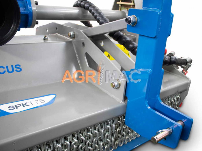 Tocător de Vegetație SPK125 - 125 cm, Rolă Alimentare Hidraulică [12]