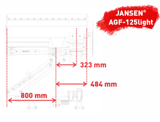 Tocator de vegetatie Jansen AGF-125 Light [8]