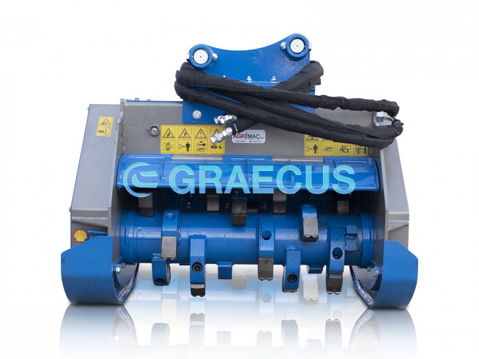 Tocător de Vegetație Forestier Thoon E800 pentru Excavator [10]