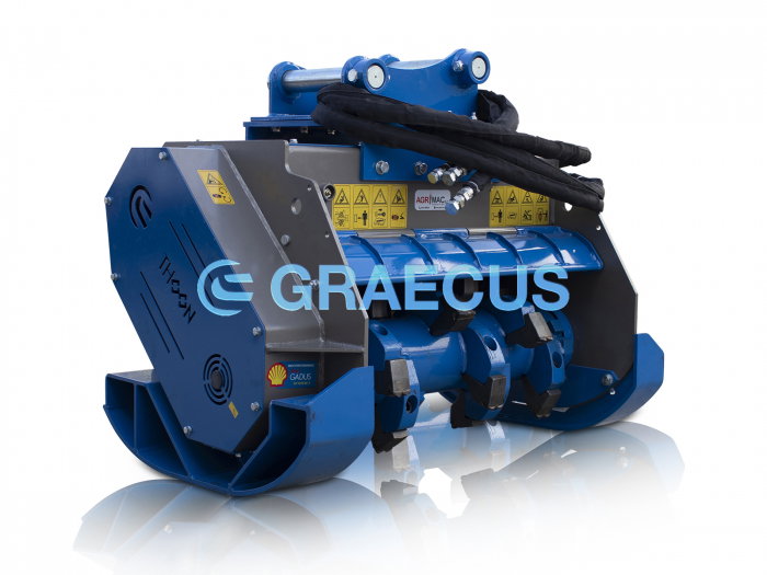 Tocător de Vegetație Forestier Thoon E800 pentru Excavator [9]