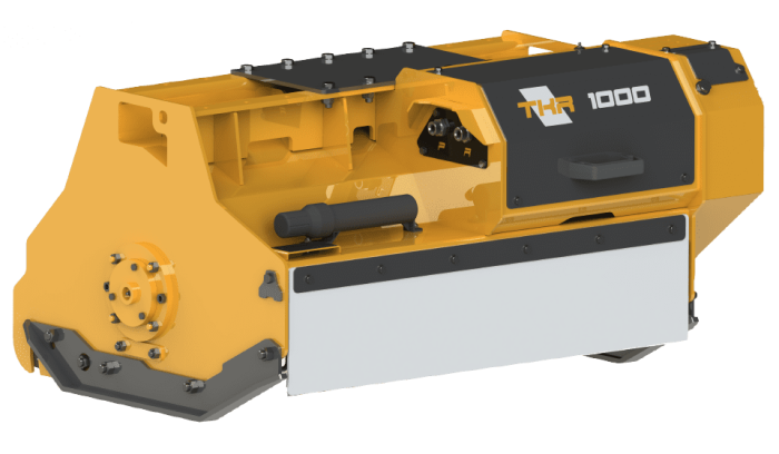 Hydraulic vegetation mulcher, Lopez Garrido TKR1200, for 5–9 t excavators [2]