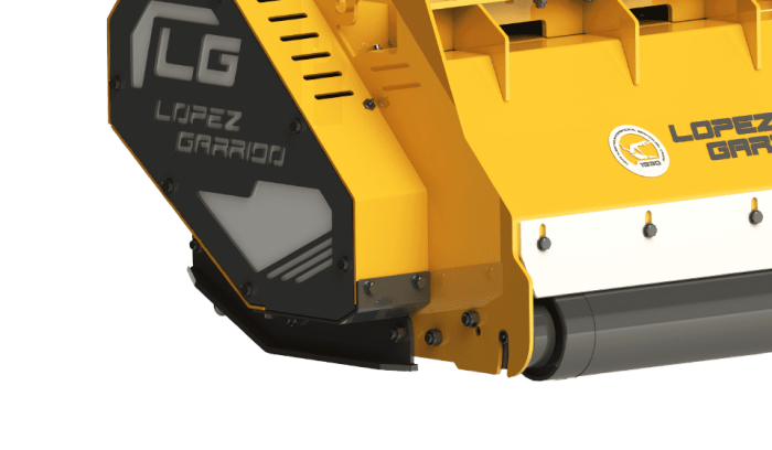 Tocător de vegetatie hidraulic Lopez Garrido TKR1000 pentru excavatoare 5–9 t [3]