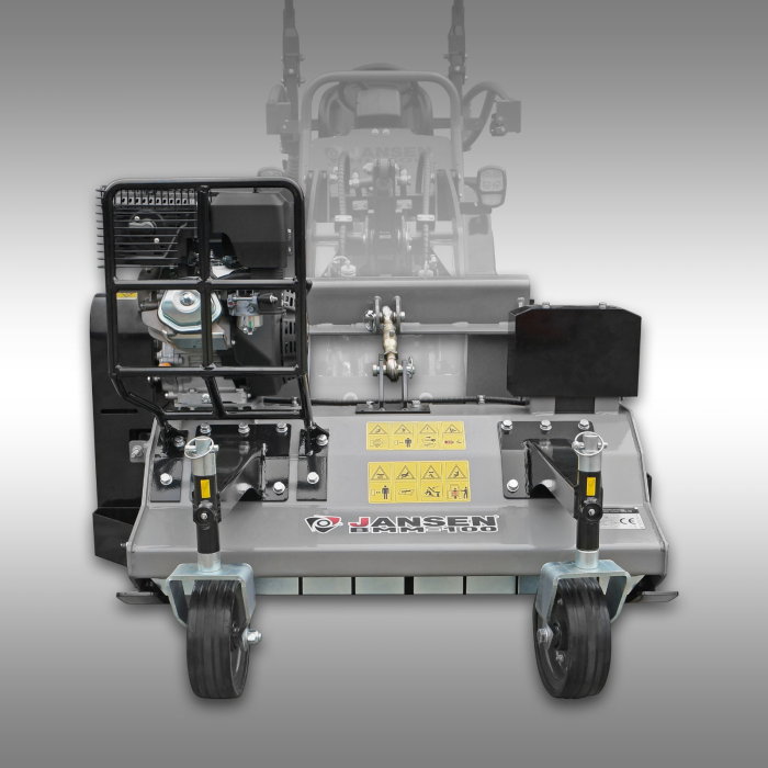 Tocător frontal Jansen BMM-100 – 15CP, motor pe benzină, prindere EURO [6]