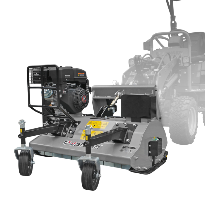 Tocător frontal Jansen BMM-100 – 15CP, motor pe benzină, prindere EURO [1]