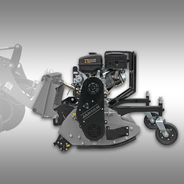 Tocător frontal Jansen BMM-100 – 15CP, motor pe benzină, prindere EURO [4]