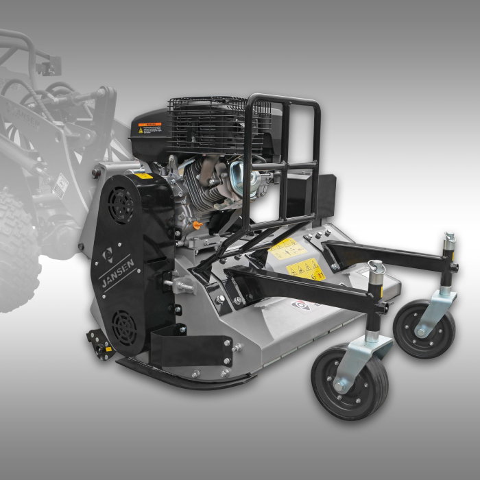Tocător frontal Jansen BMM-100 – 15CP, motor pe benzină, prindere EURO [3]
