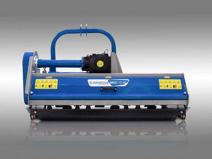 Tocator de vegetatie pentru tractor, 145 cm, conectare cardan PTO, deplasare laterala hidraulica, Graecus MKD145-H [7]