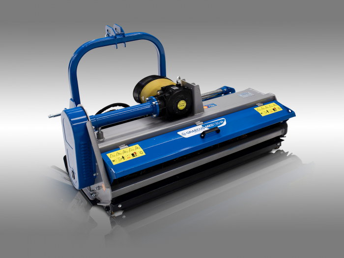 Tocator de vegetatie pentru tractor, 145 cm, conectare cardan PTO, deplasare laterala hidraulica, Graecus MKD145-H [11]