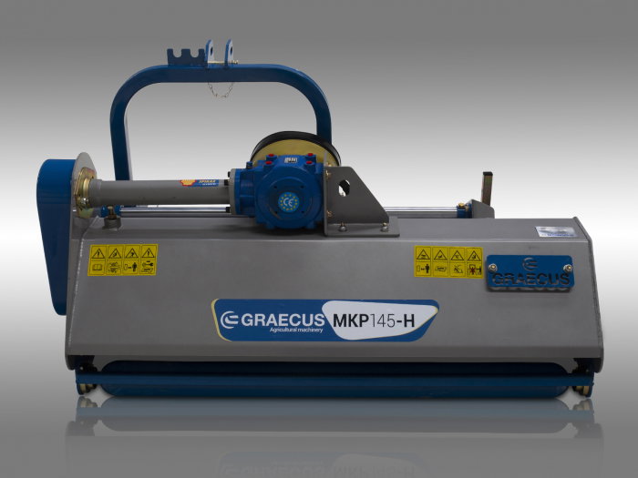 Tocator de vegetatie pentru tractor, 175 cm, conectare cardan PTO, deplasare laterala hidraulica, Graecus MKP175 [6]