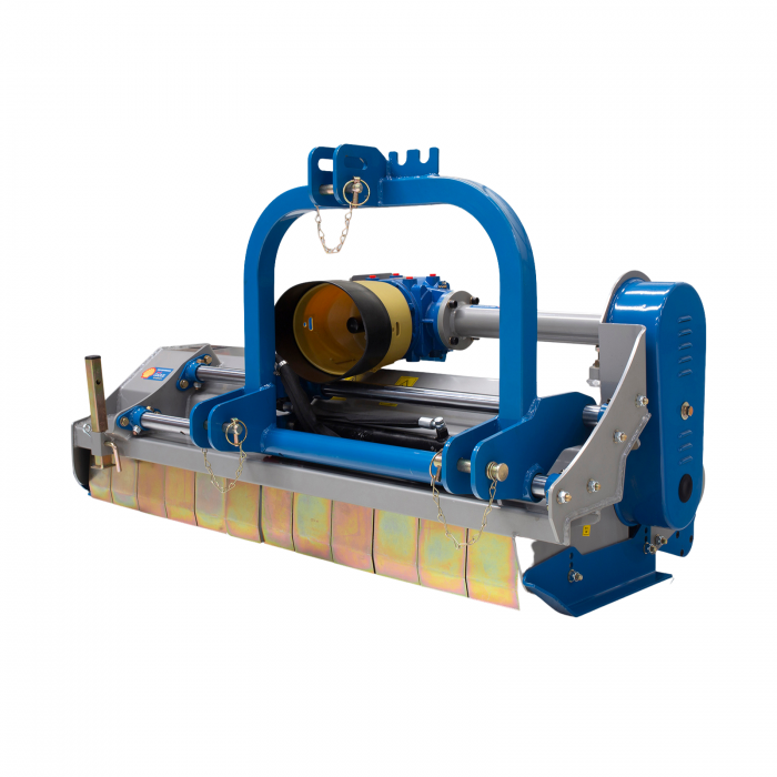 Tocator de vegetatie pentru tractor, 125 cm, conectare cardan PTO, deplasare laterala hidraulica, Graecus MKP125 [1]