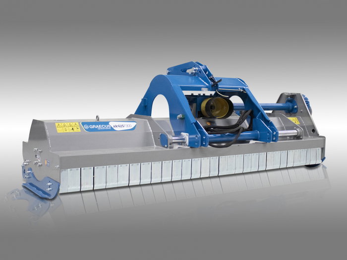Tocator de Vegetație F250 Graecus pentru Tractor - 250 cm, Reversibil, Conectare Cardan PTO [10]