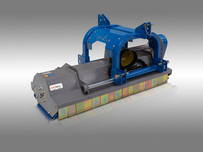 Tocator de vegetatie pentru tractor reversibil, 140 cm, conectare cardan PTO, deplasare laterala hidraulica, Graecus 2HΒΚ140 [4]