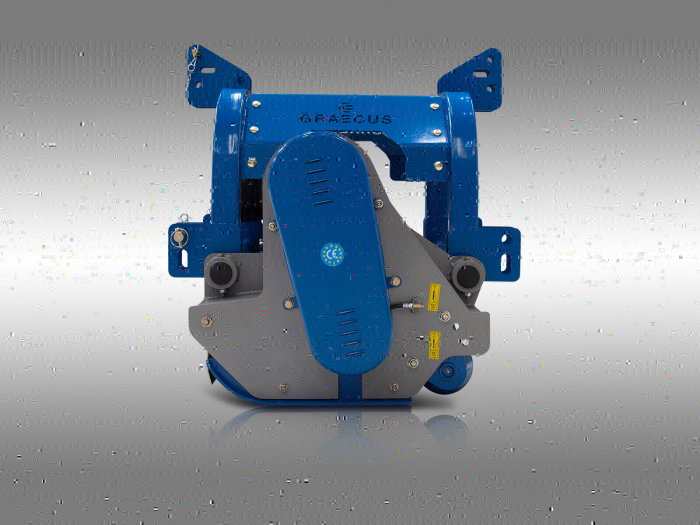 Tocator de vegetatie pentru tractor reversibil, 200 cm, conectare cardan PTO, deplasare laterala hidraulica, Graecus 2HΒΚ200 [14]
