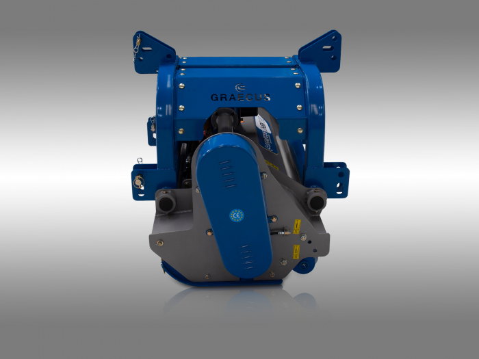 Tocator de vegetatie pentru tractor reversibil, 180 cm, conectare cardan PTO, deplasare laterala hidraulica, Graecus 2HΒΚ180 [13]