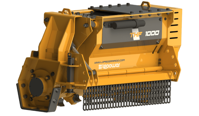 Forest mulcher/shredder Lopez Garrido TKF1000 for 5–13 t excavators [2]