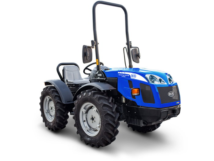 Tractor BCS Invictus 35 RS – 25 CP, tracţiune 4×4, roţi viratoare, compact pentru pomicultură [1]