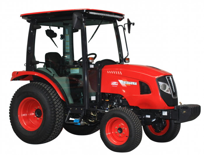 Shibaura SB50hc – Tractor compact 48 CP cu cabină, HST 3 game, PTO 540/750, 4 supape hidraulice, aer condiționat și LED [1]