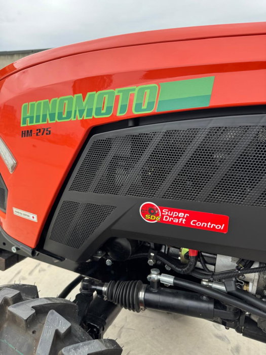 Tractor Hinomoto HM275 – 25 CP, 4×4, transmisie 9+3, PTO 540/980 rpm, motor 3 cilindri diesel [21]