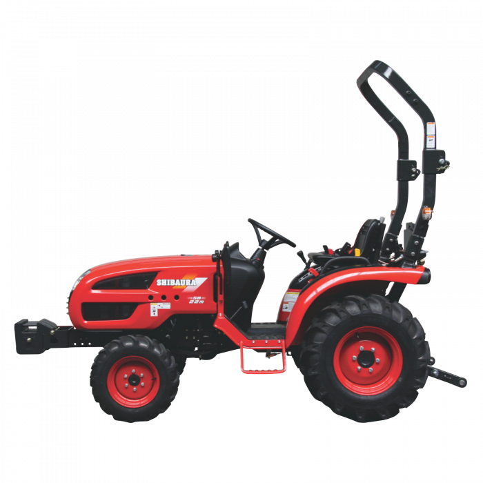 Shibaura SB22m – Tractor compact japonez 21 CP, PTO spate/intermediar, ridicare 650 kg, 4x4, transmisie mecanică 6+2 [2]