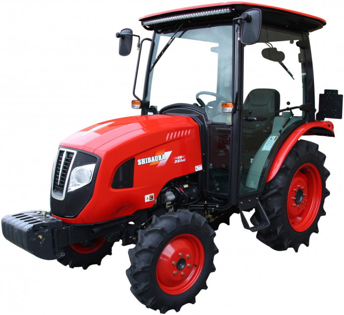 Shibaura SB36hc – Tractor compact 35 CP, cabină A/C, HST 3 game, PTO 540/750, 4 supape hidraulice, 1500 kg ridicare [1]