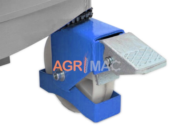 Transpalet semi-electric WFE10S cu baterie 12V 120Ah și catarg Duplex 3000 mm [3]