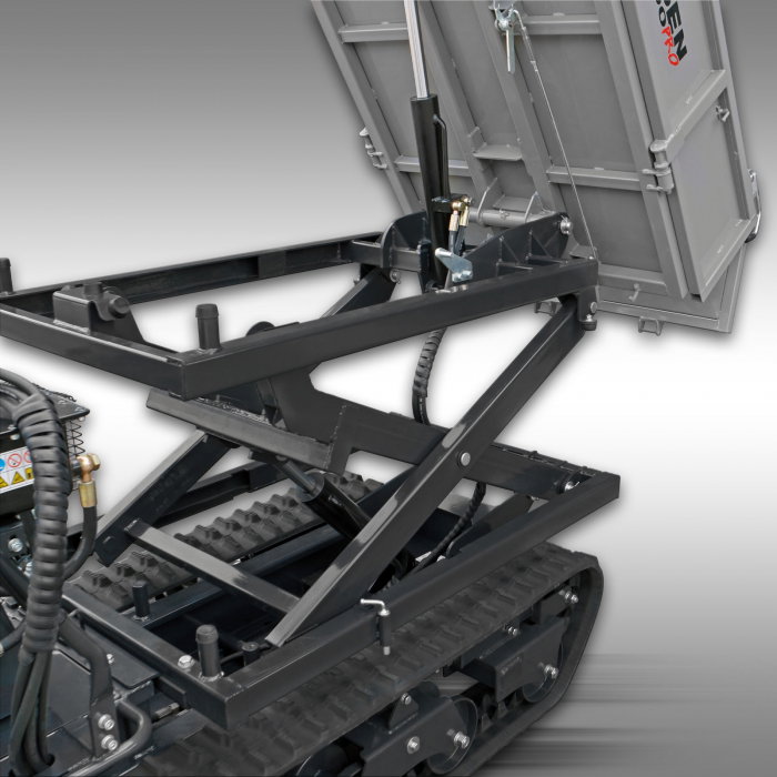 Transportor senilat Jansen RD-800PRO, 15 CP, 800 kg, basculare hidraulică [6]