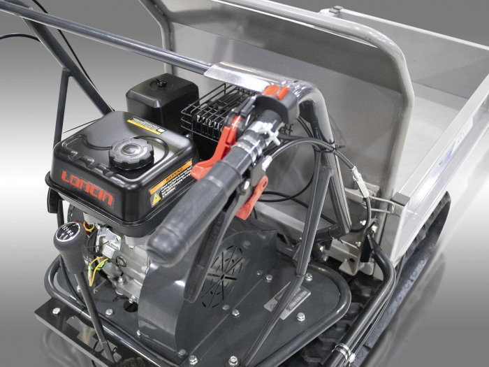 Transportor dumper senilat, 6.5 CP, 300kg, basculare mecanica, Graecus D300 [11]