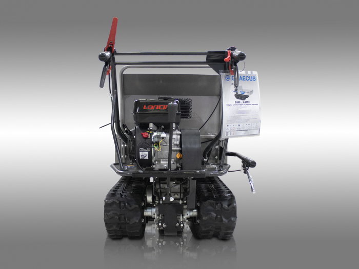 Transportor dumper senilat, 6.5 CP, 300kg, basculare mecanica, Graecus D300 [15]