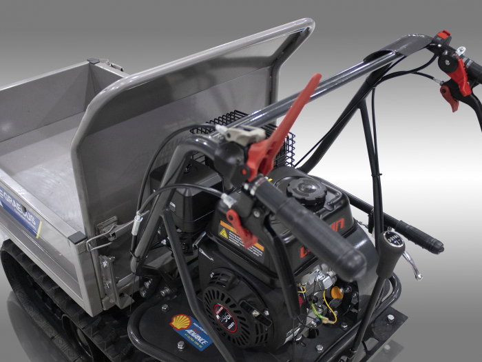 Transportor dumper senilat, 6.5 CP, 300kg, basculare mecanica, Graecus D300 [4]